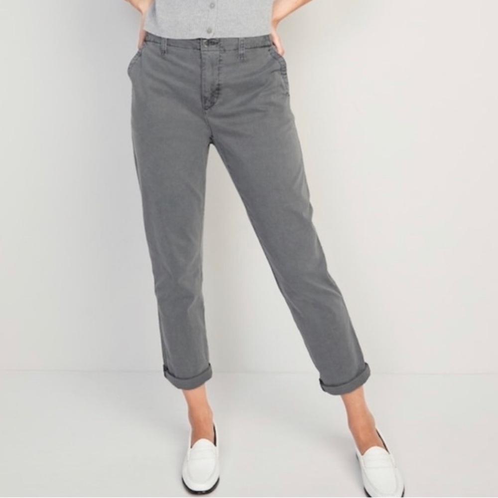 Old Navy OGC Chino Pants Womens Small High Rise Casual Preppy Cropped NWT